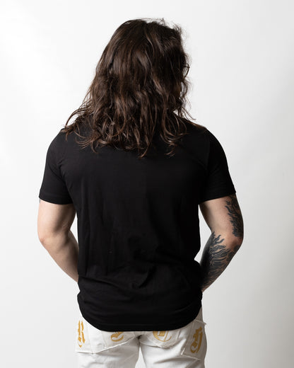 T-Shirt John Richmond con logo strass uomo
