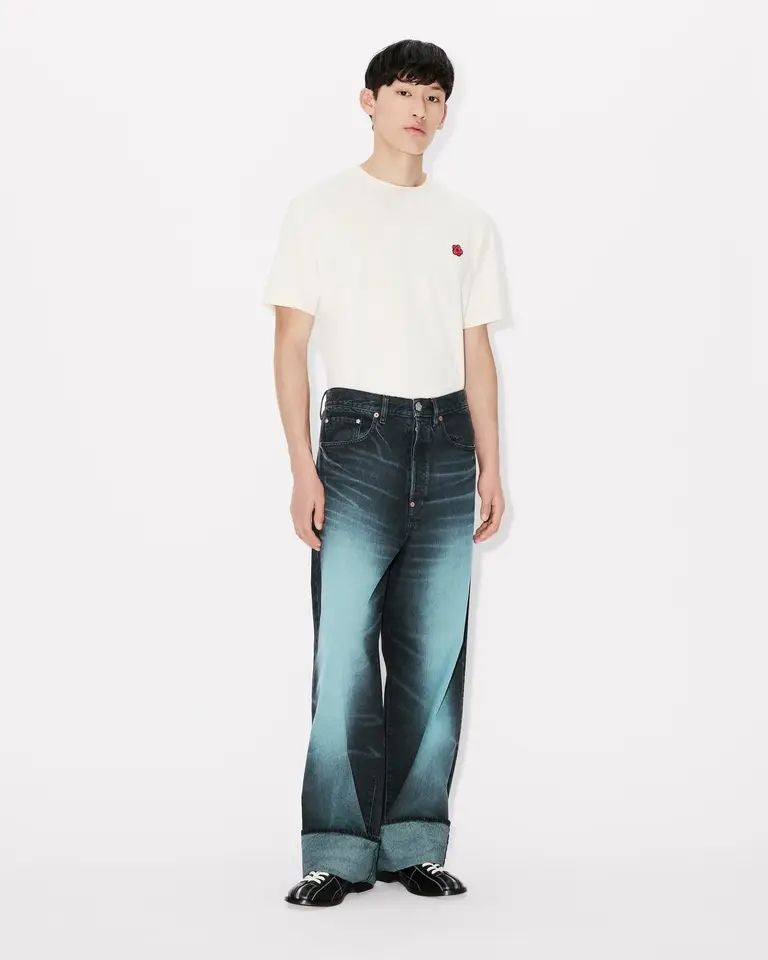 Jeans Kenzo Paris "Turn Up Wide fit" uomo