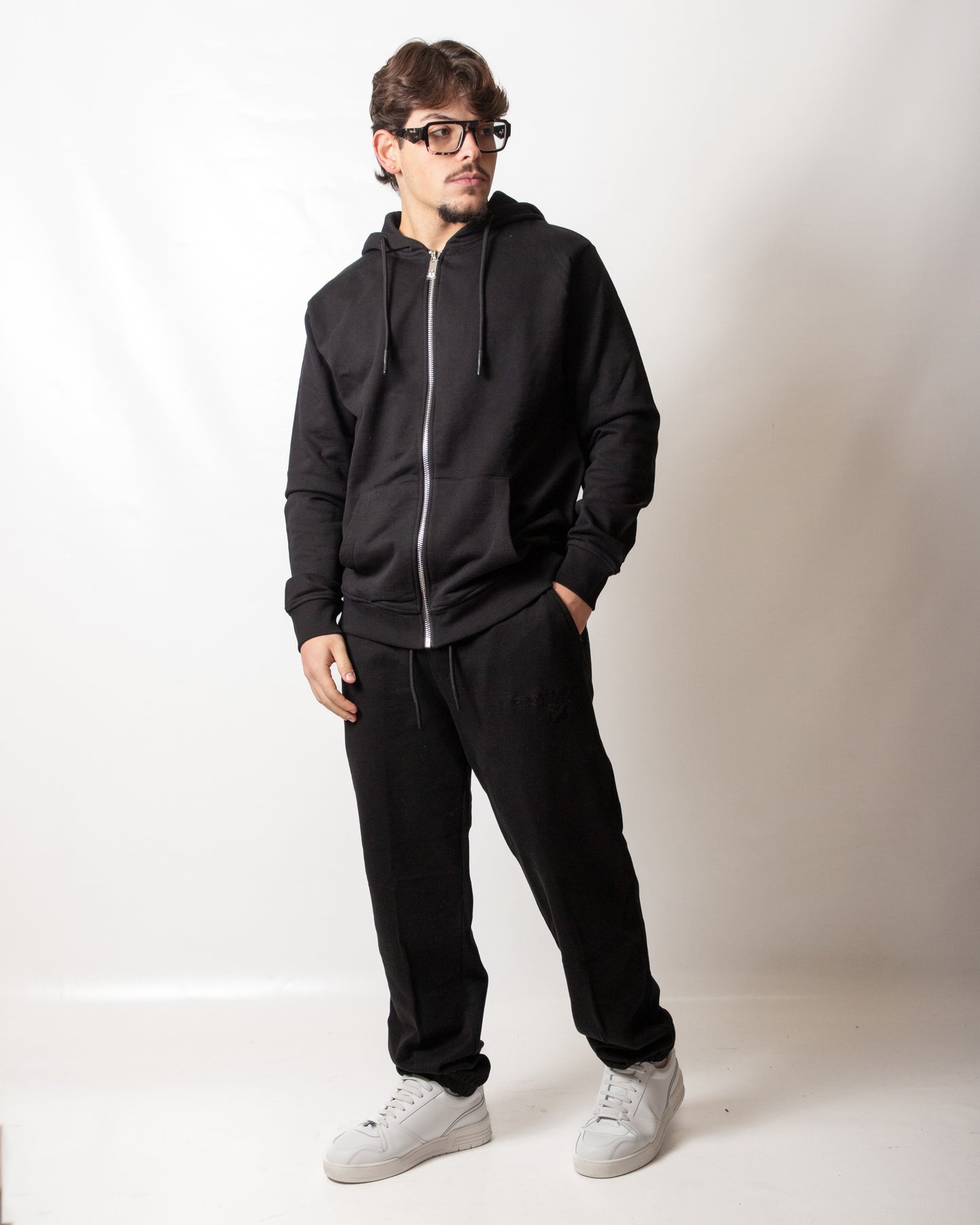 Pantalone Richmond X in felpa con logo in spugna uomo
