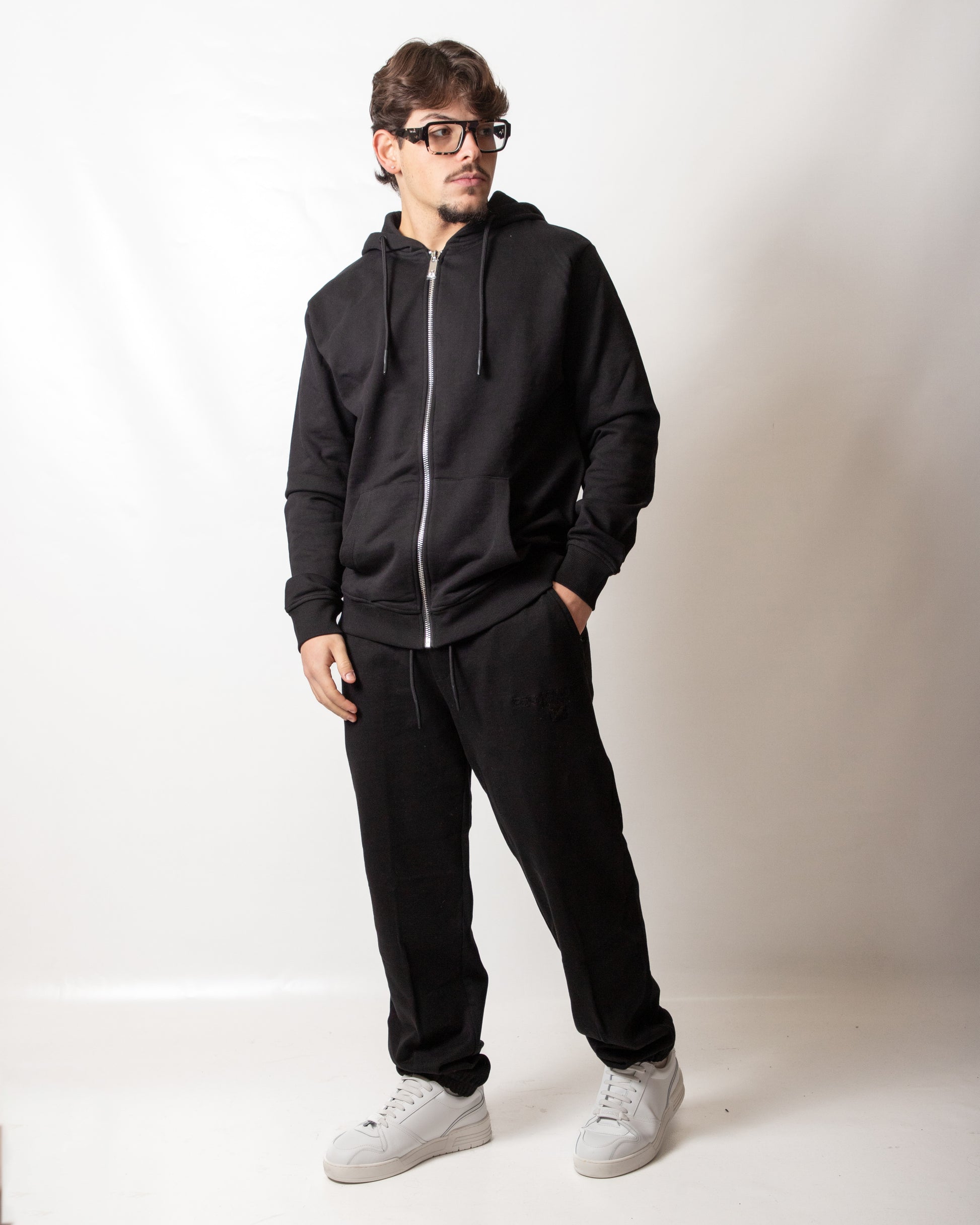 Pantalone Richmond X in felpa con logo in spugna uomo