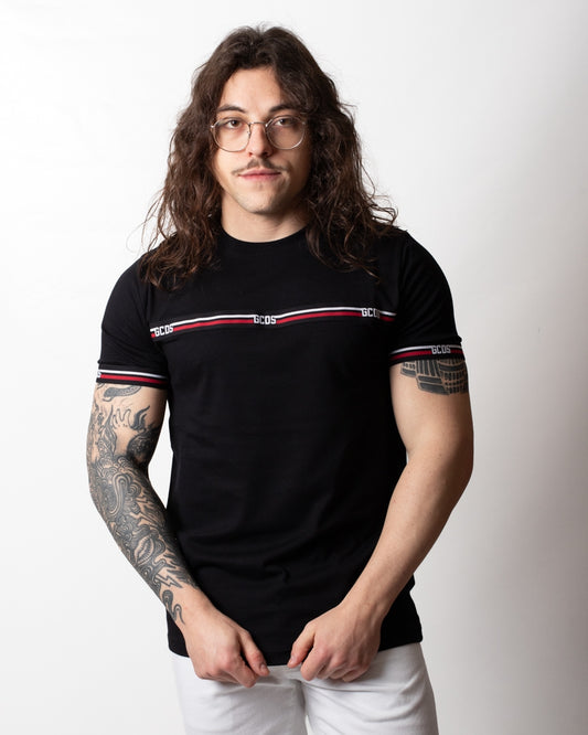 T-Shirt GCDS Essentials "Logo Tape" uomo