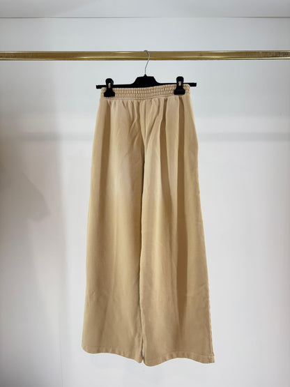 Pantalone Comme des Fuckdown in felpa con nervature e ricamo donna