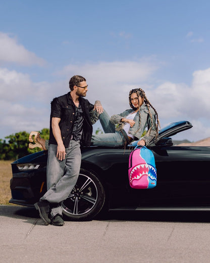 Zaino Sprayground blu/fucsia SHARK CENTRAL COTTON CANDY BACKPACK