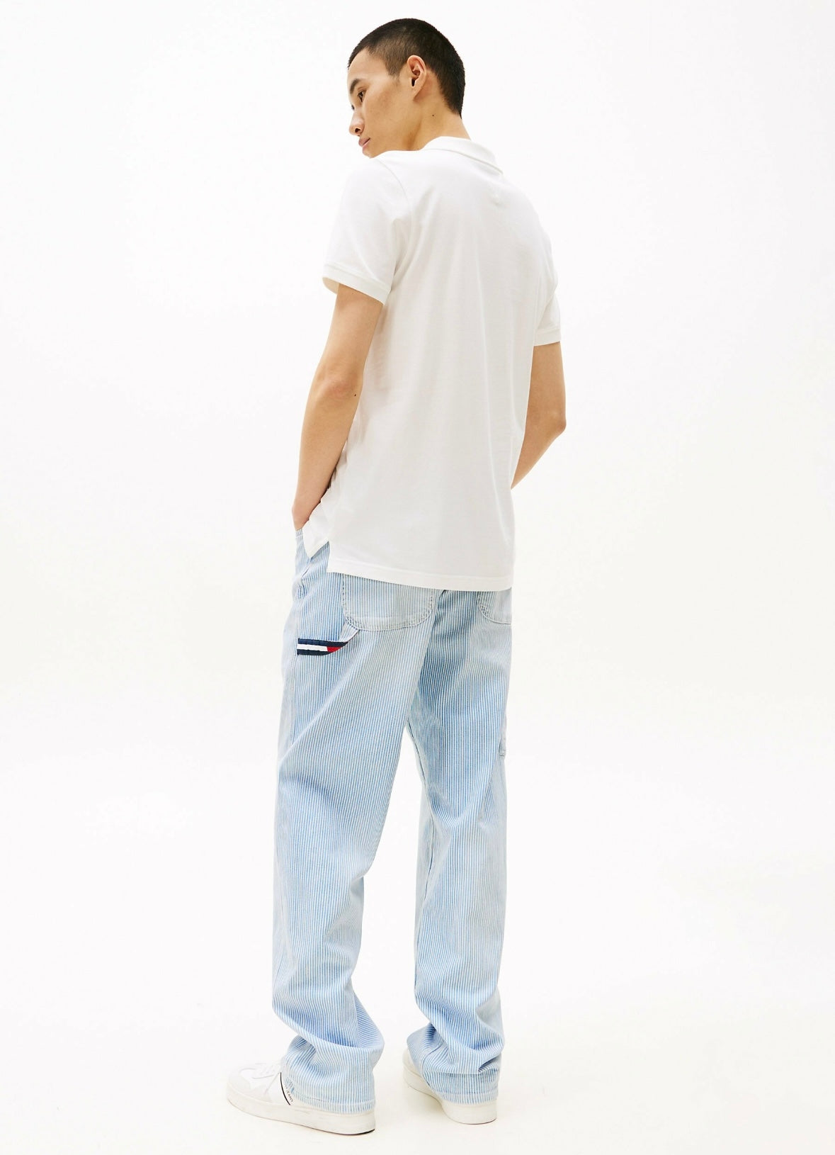 Polo Tommy Jeans regular in piquet uomo