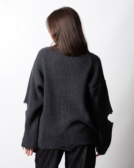 Cardigan Comme des Fuckdown con etichetta logata donna