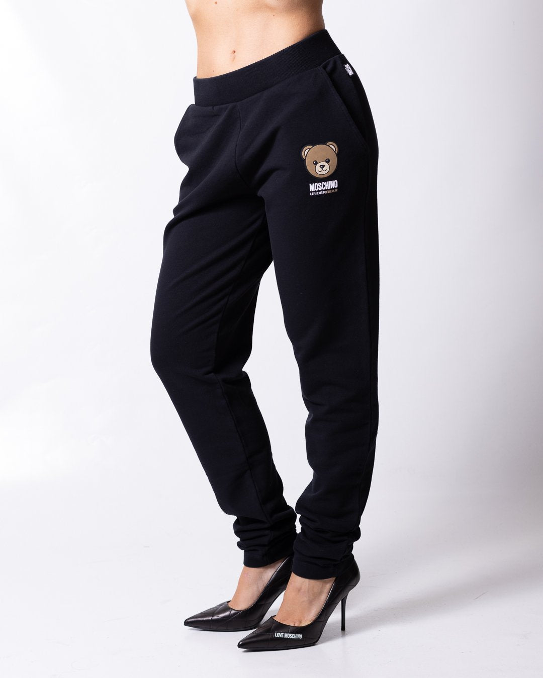 Pantalone Moschino Active con logo underbear e orsetto