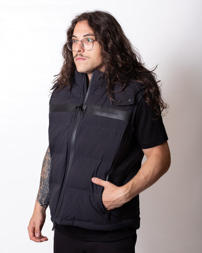 Gilet Karl Lagerfeld con cappuccio removibile uomo