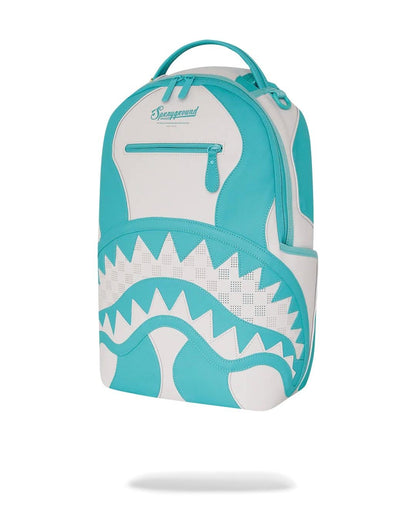 Zaino Sprayground bianco Shark central blue and white color dlxsv backpack