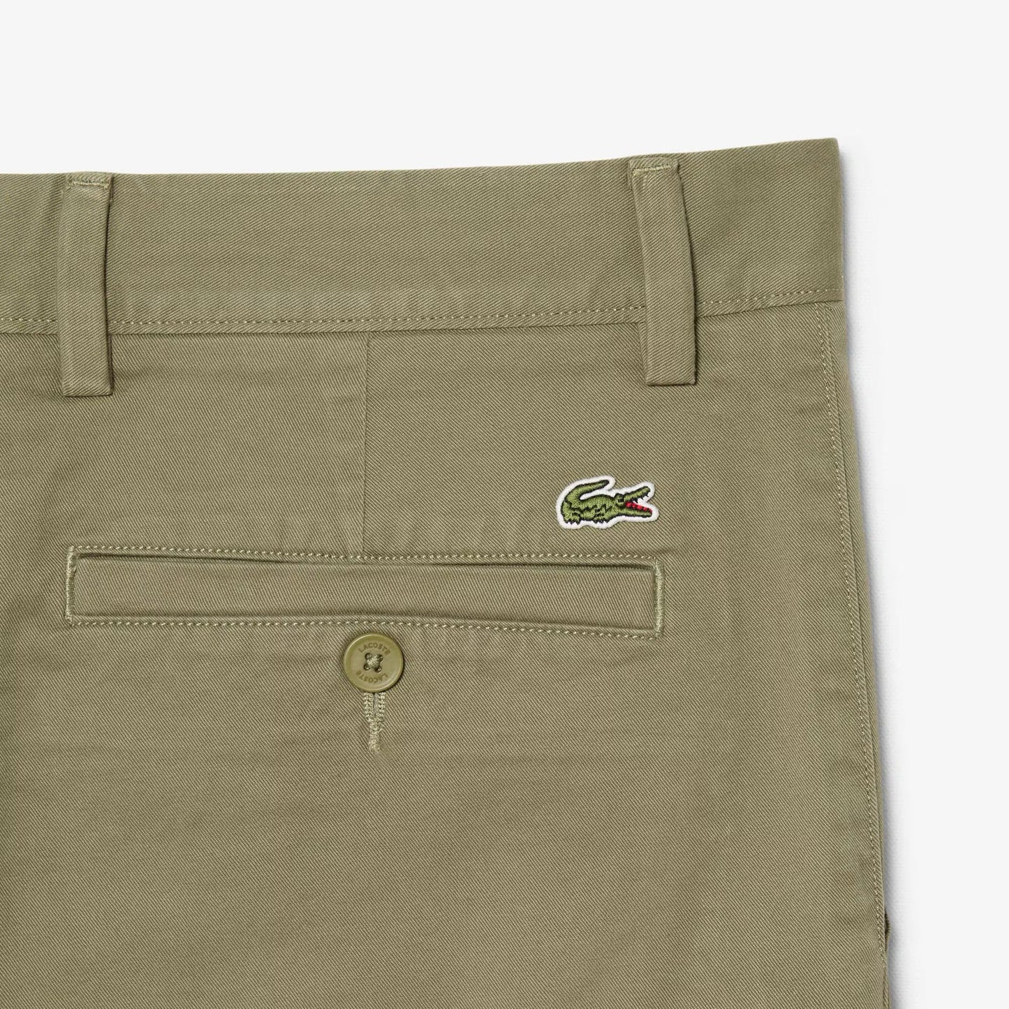 Bermuda Lacoste chino slim uomo