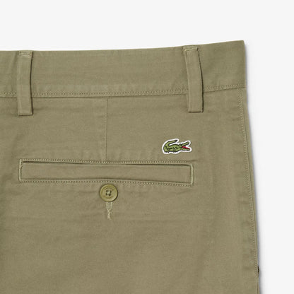 Bermuda Lacoste chino slim uomo