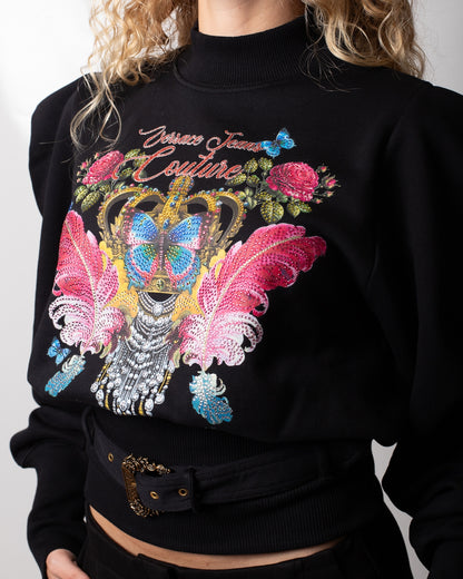Felpa Versace Jeans Couture "Butterfly Curiosit" donna