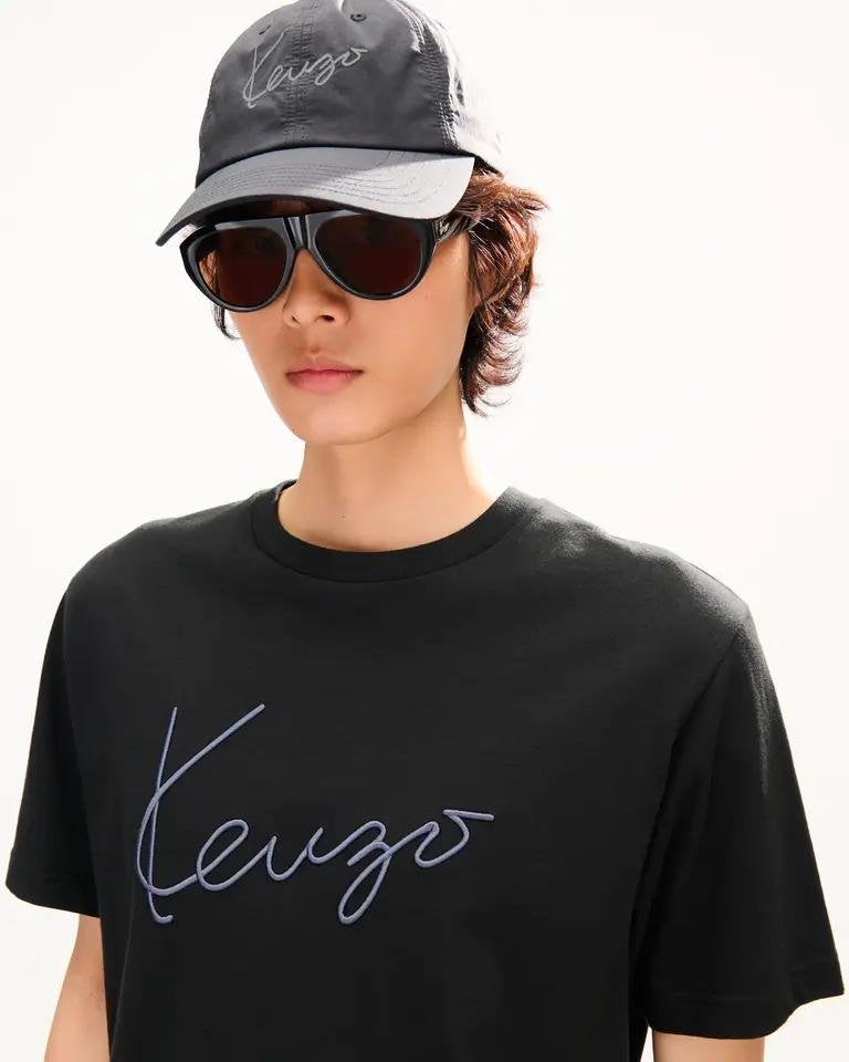 T-shirt Kenzo Paris con logo ricamato