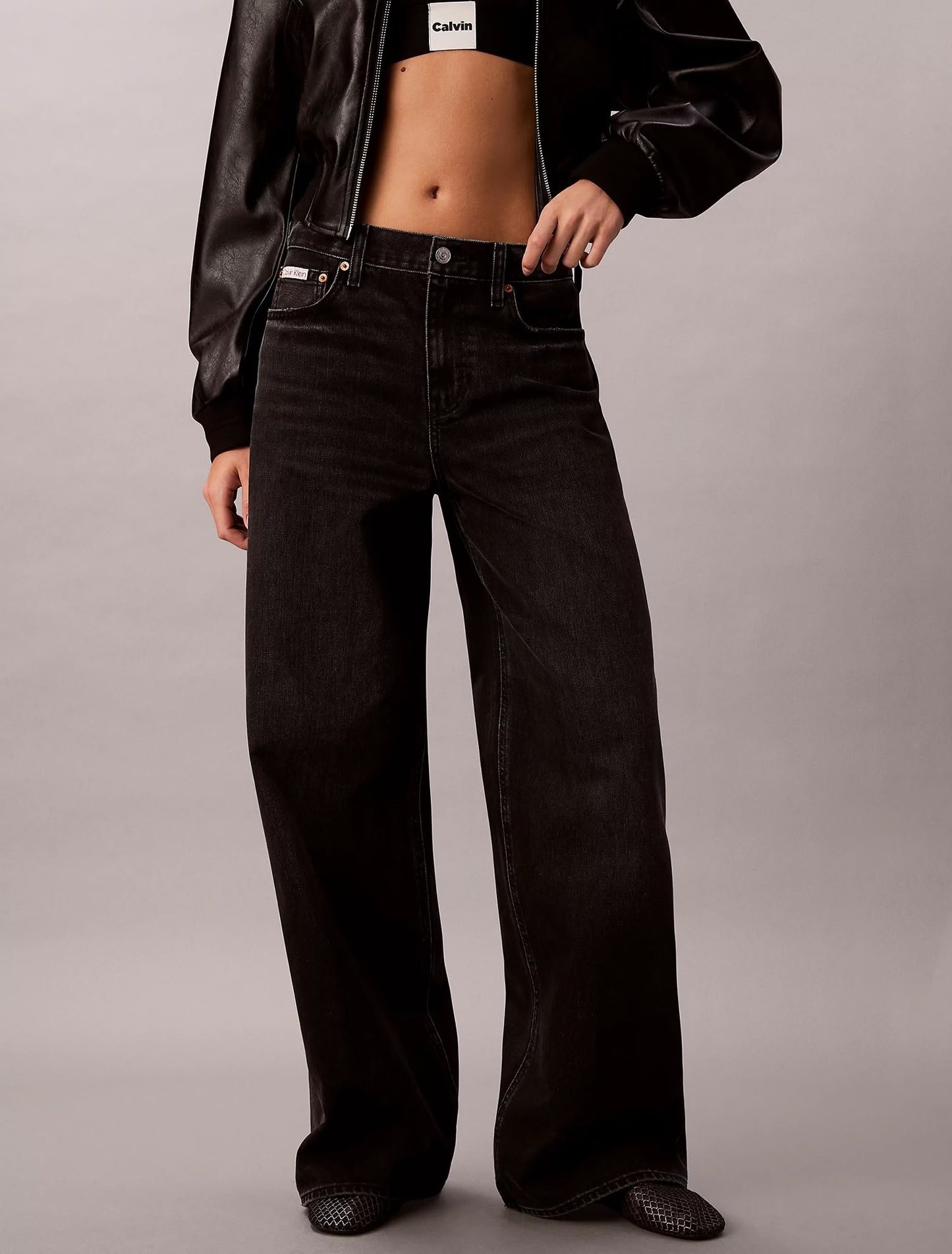 Jeans Calvin Klein wide leg relaxed donna
