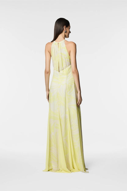 Abito Nenette in georgette con stampa all-over donna