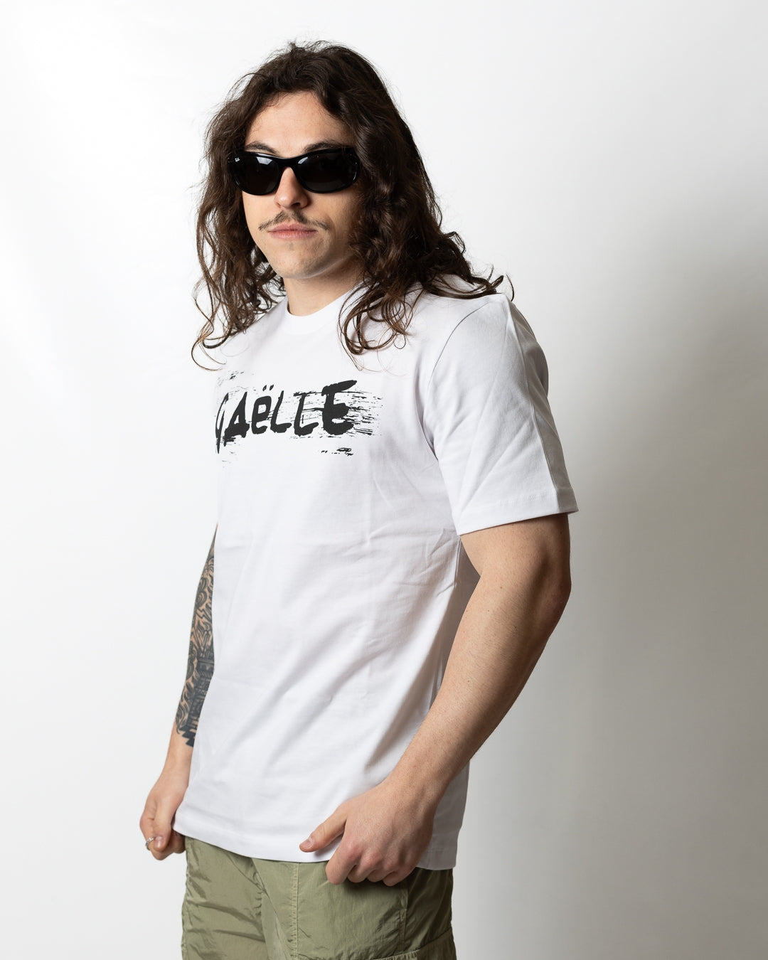T-Shirt Gaelle con logo spray uomo
