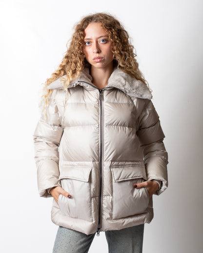 Piumino Colmar "Deluxe" con ecopelliccia donna