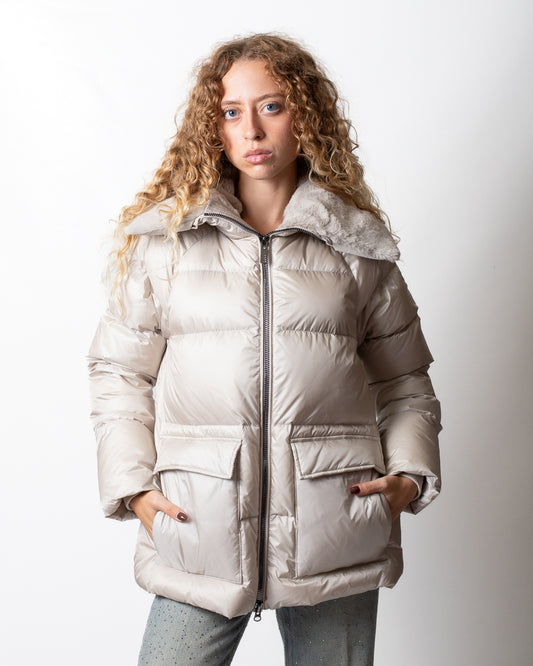 Piumino Colmar "Deluxe" con ecopelliccia donna
