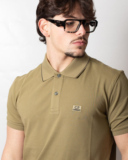 Polo C.P. Company in stretch piquet uomo