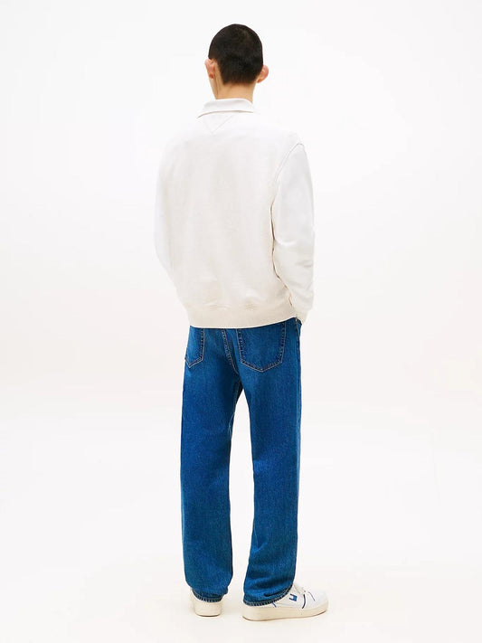 Felpa Tommy Jeans con colletto "Red Monogram" uomo