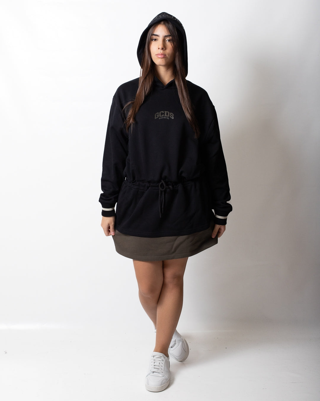 Abito GCDS in felpa "Logo Lounge" donna