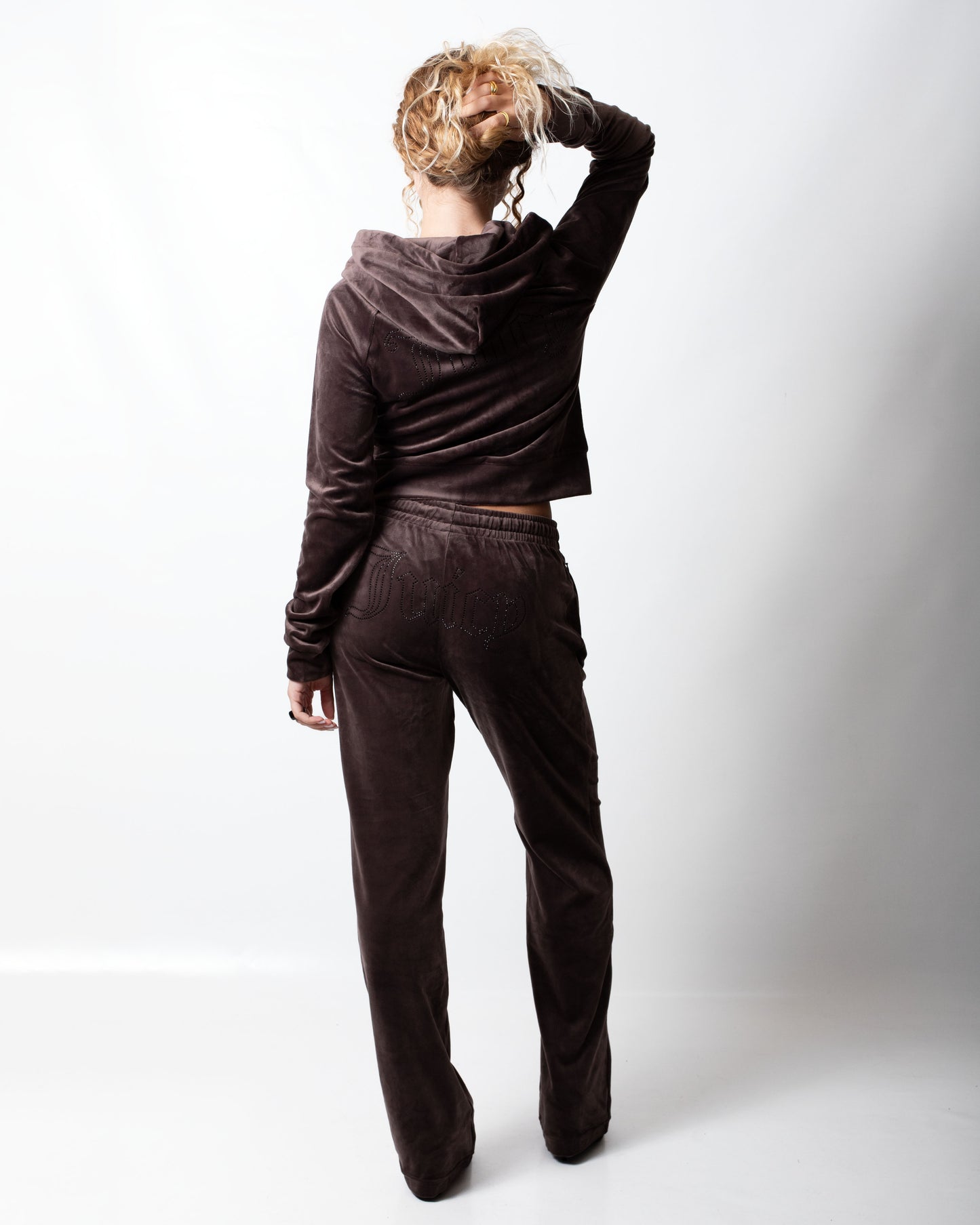 Felpa Juicy Couture fullzip con cappuccio "Madison Outline" donna