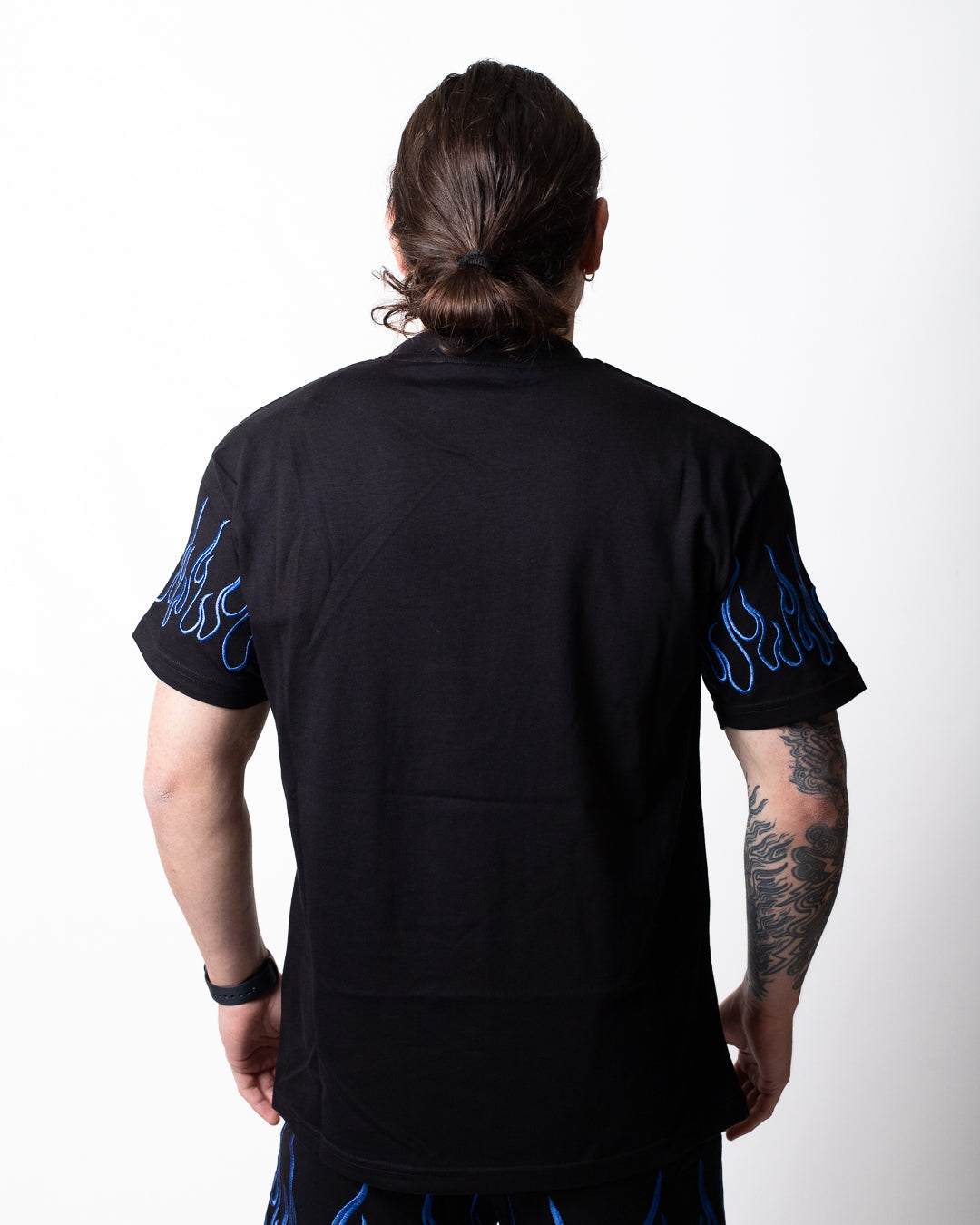 T-Shirt Vision of Super "Blue Flames" uomo