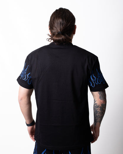 T-Shirt Vision of Super "Blue Flames" uomo