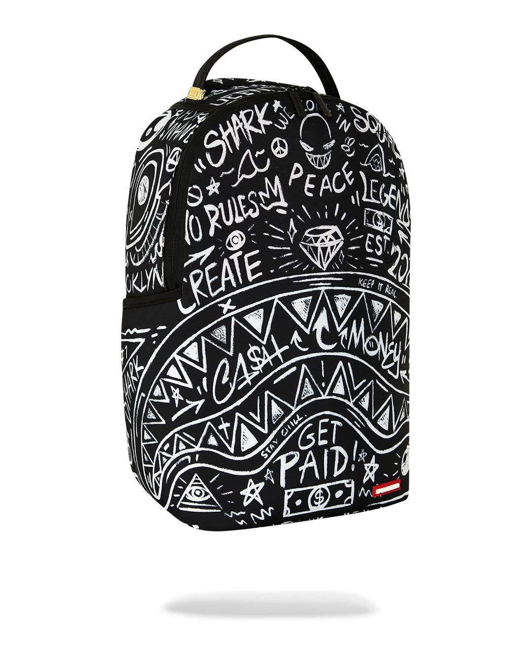 Zaino Sprayground nero CRAZY THOUGHTS BACKPACK 