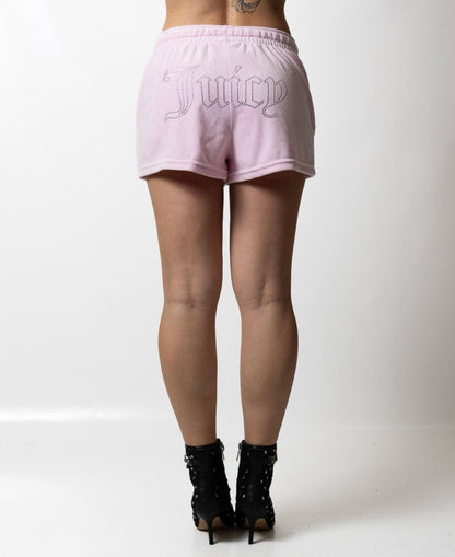 Short Juicy Couture effetto velluto "Tamia Outline" donna