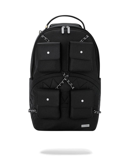 Zaino Sprayground nero HANGING POCKETS SHARK BACKPACK