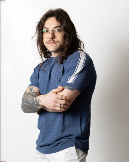 T-Shirt Liu Jo in maglia con ricami uomo