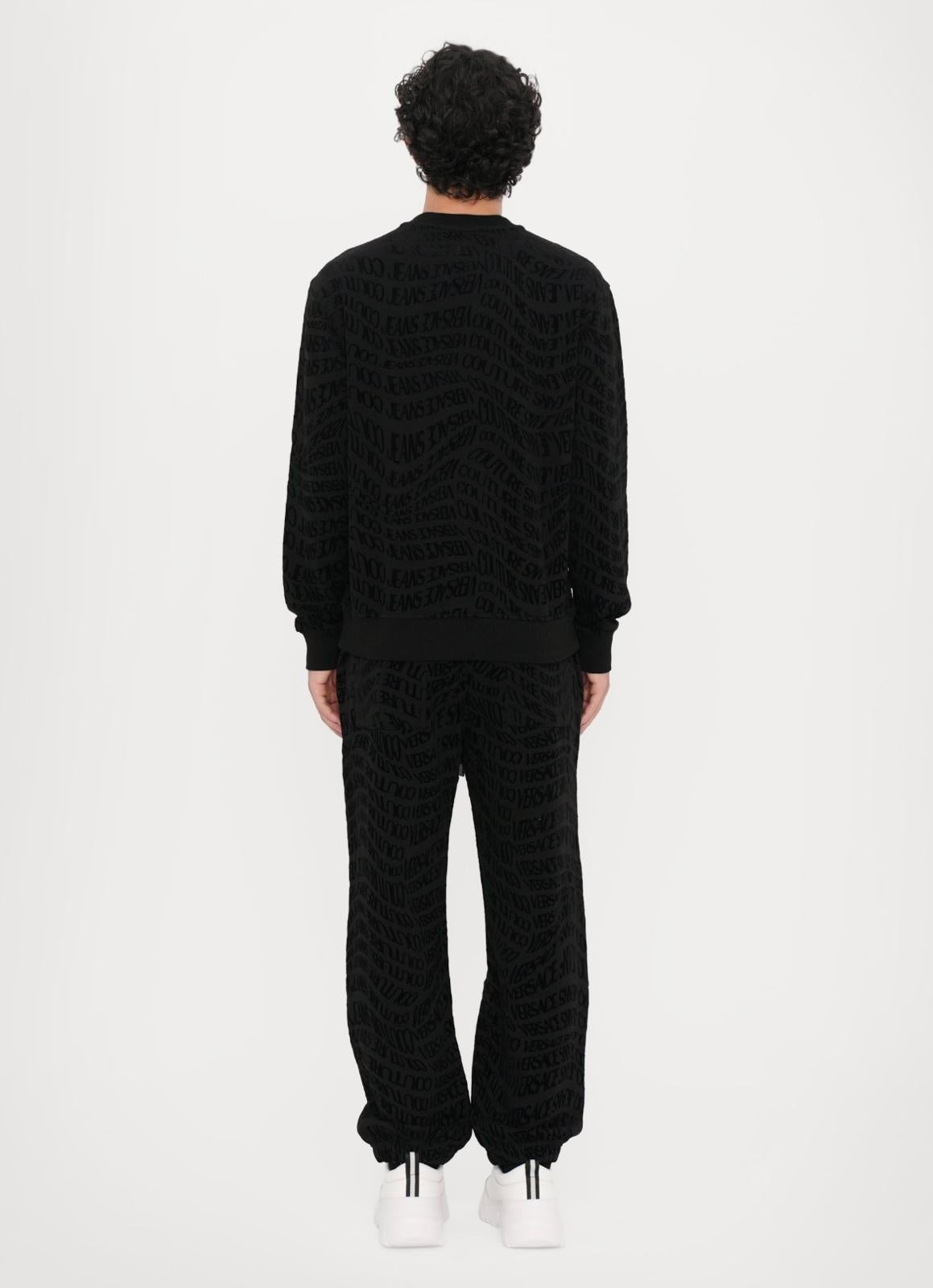 Pantalone Versace Jeans Couture in felpa "Logomania" uomo