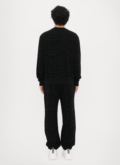 Pantalone Versace Jeans Couture in felpa "Logomania" uomo