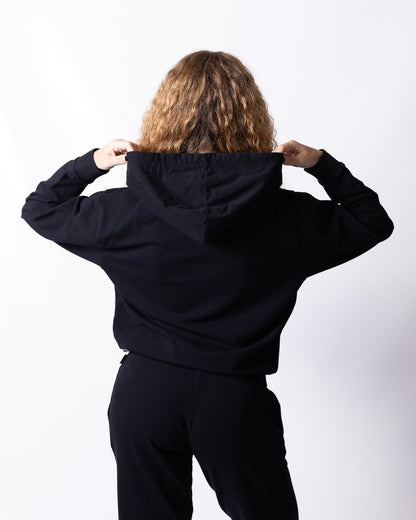 Felpa Moschino Active full zip con cappuccio e logo orsetto