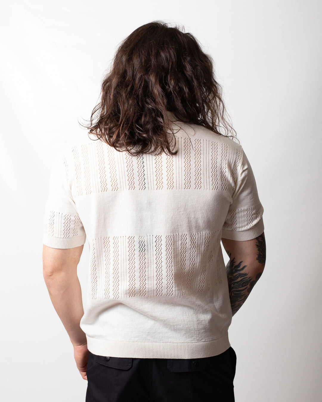 Polo Gaelle in maglia traforata uomo