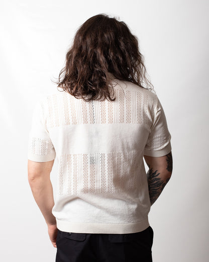 Polo Gaelle in maglia traforata uomo