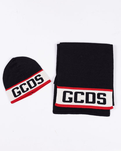 Sciarpa GCDS in misto lana "Band Logo"