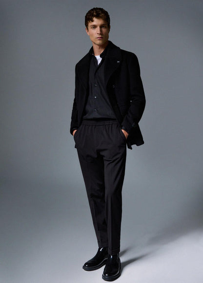 Pantalone Liu Jo "JoggJersey"con logo metallico