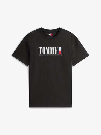 T-Shirt Tommy Jeans con stampa logata uomo
