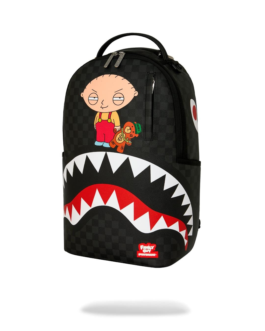 Zaino Sprayground nero FAMILY GUY STEWIE HOLDING BEAR KEYCHAIN BACKPACK 