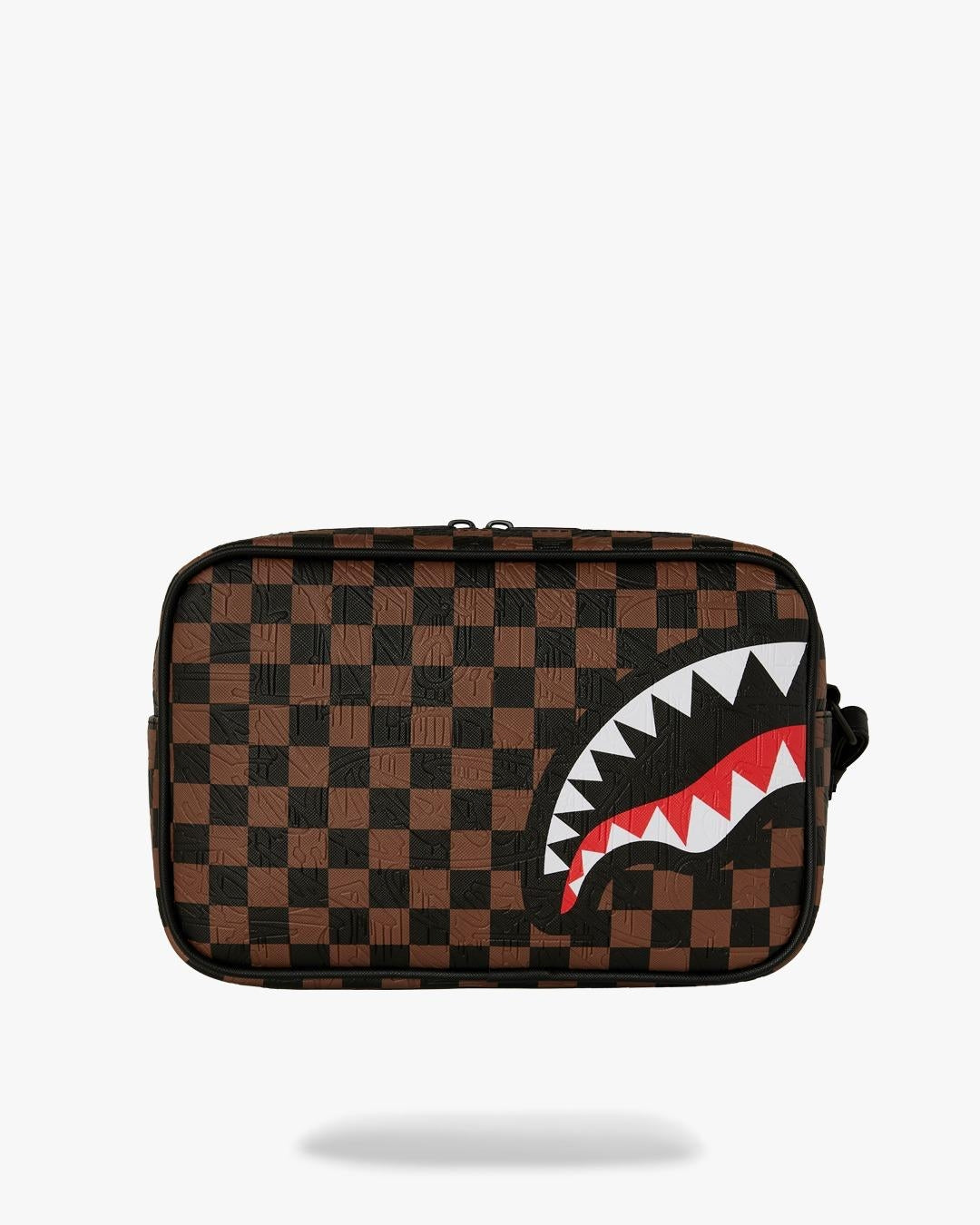 Pochette e beauty Sprayground marrone "CHECK 2 EMBOSS TOILETRY BAG"