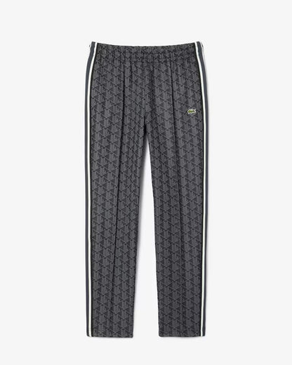 Pantalone Lacoste logato allover uomo