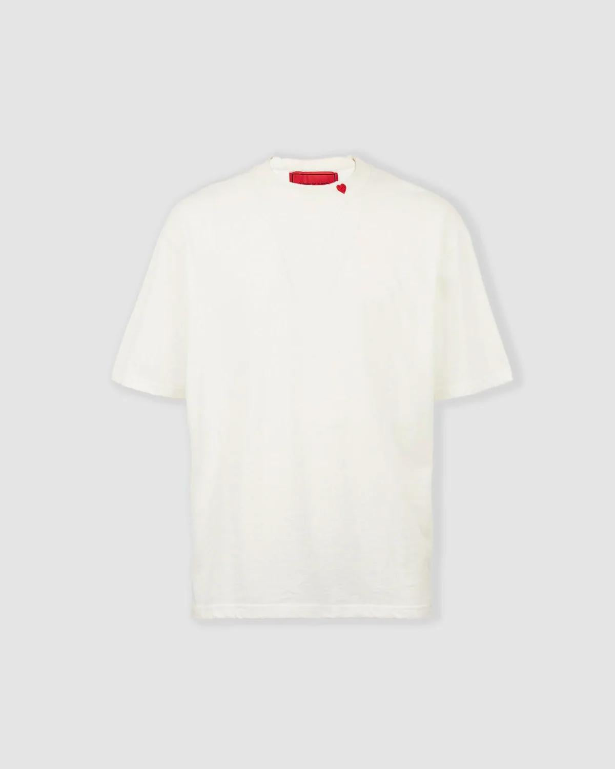 T-Shirt Vision of Super con cuore ricamato uomo