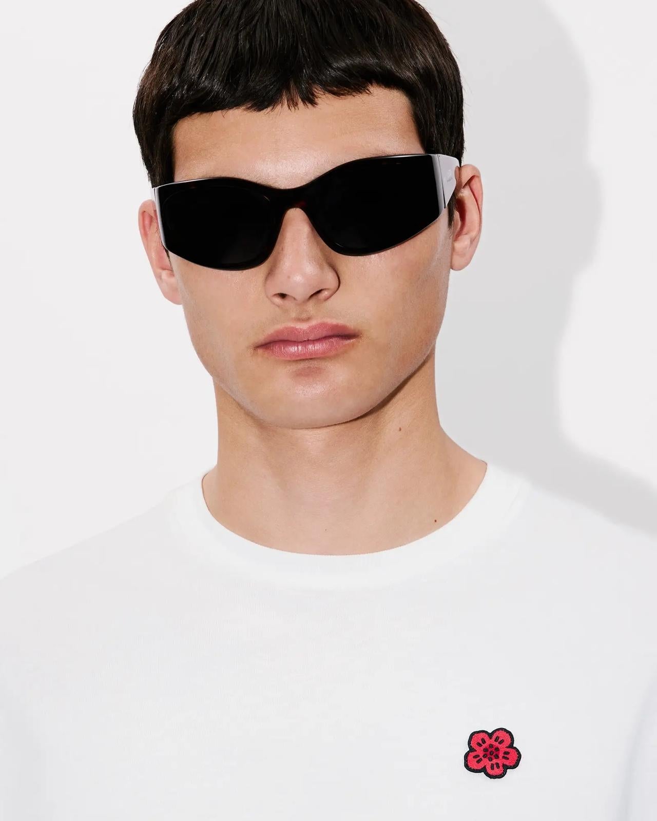 T-Shirt Kenzo con logo boke flower in ricamo