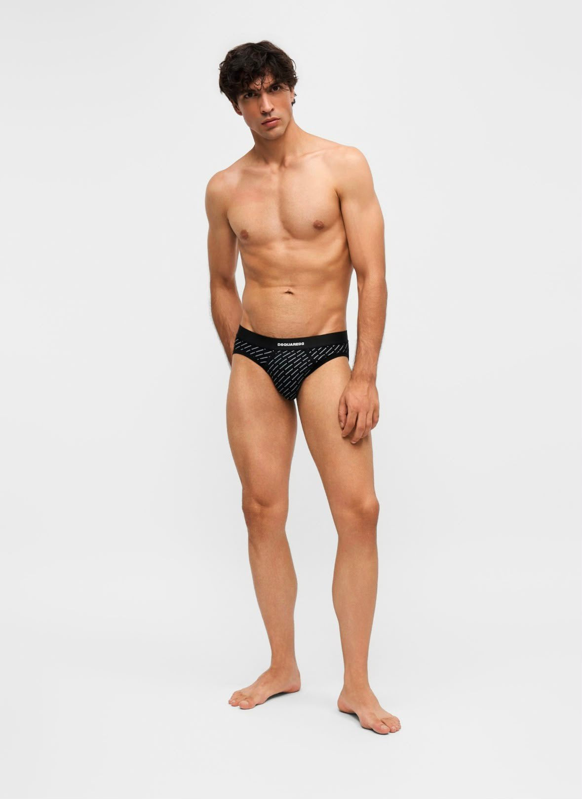 T-Shirt e Boxer Dsquared2 con logo all-over uomo