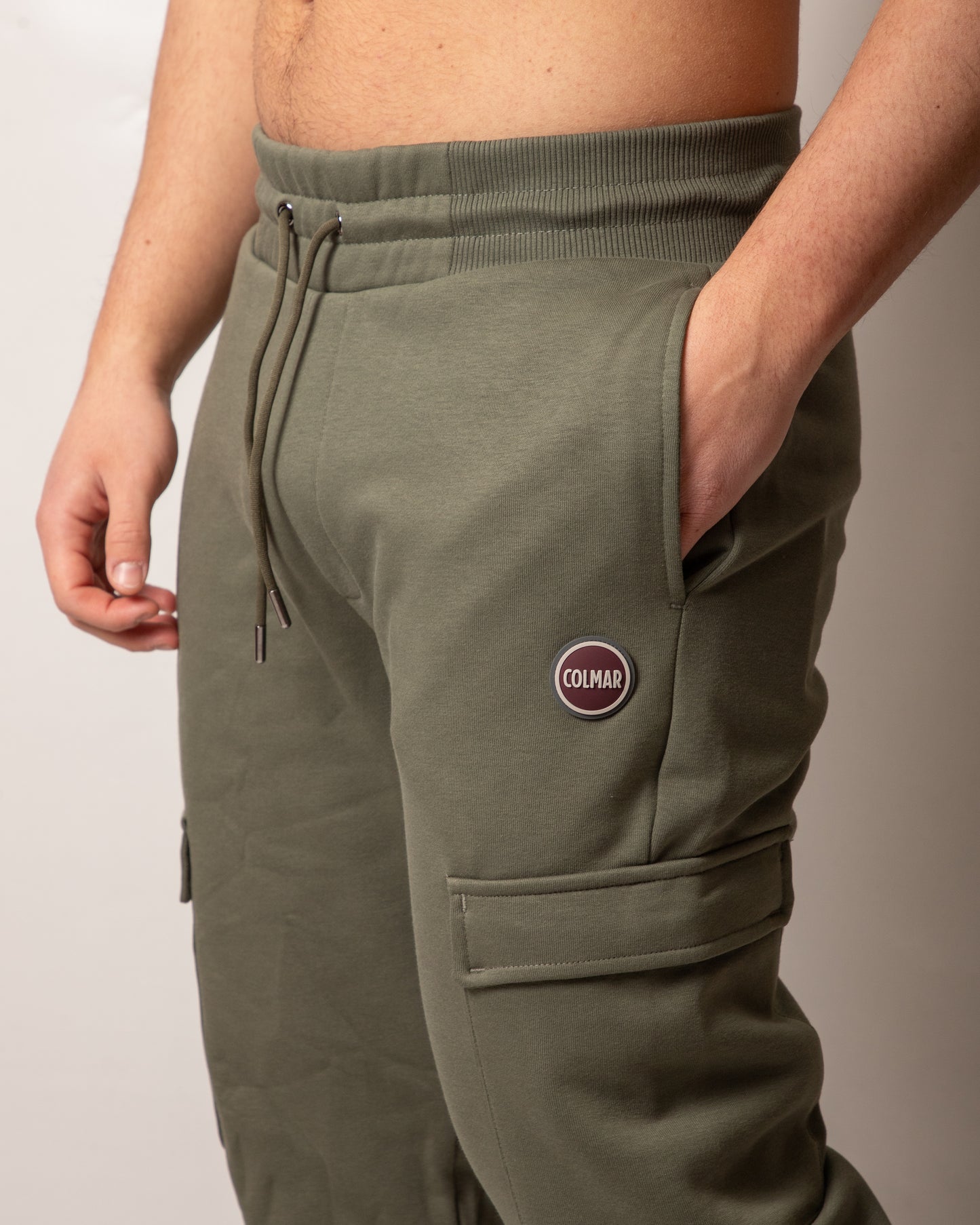 Pantalone Colmar cargo in felpa uomo