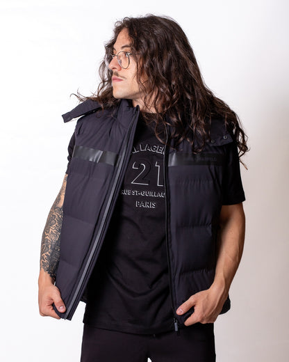 Gilet Karl Lagerfeld con cappuccio removibile uomo