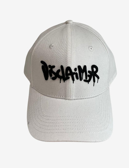 Cappello Disclaimer con visiera e logo ricamato