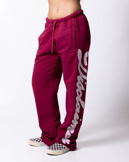 Pantalone Disclaimer con grafica "Disclaimer" stampata