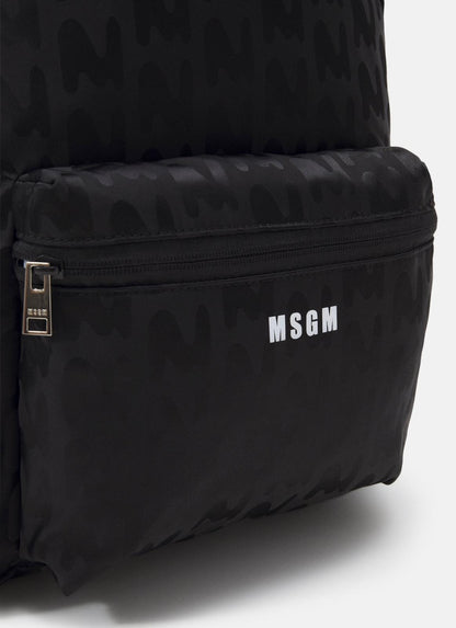 Zaino MSGM con logo all-over
